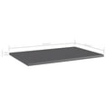 thumbnail image 2 of vidaXL 15.7 in x 23.6" Stainless Steel Floating Shelves 8 Count, 2 of 4