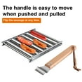 YEAUEME 1 Set Sausage Roller Rack with Long Wooden Handle Food Grade