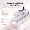 thumbnail image 4 of JOYFON Wide Toe Box Shoes Women Arch Support Walking Shoes for Plantar Fasciitis Wide Width Orthotic Tennis Sneakers for Plantar Fasciitis Foot Pain Relief US 6-11, 4 of 6