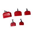 thumbnail image 4 of arctrm 5 Pcs Accessoires de Blocs de Percussion Musicaux Blocs de Rythme Premium Professionnels Rouge, 4 of 10