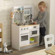 KidKraft Lets Cook Wooden Play Kitchen with Lights & Sounds and Pull-Down Faucet