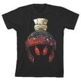 thumbnail image 6 of Looney Tunes Marvin The Martian Galaxy Boys' Black Short-Sleeve T-shirt-Large, 6 of 7