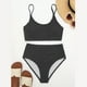 thumbnail image 5 of Conjunto de Bikini Sexy Gibobby Bikinis con estampado sólido para mujer traje de baño cintura alta Push Up, 5 of 5