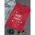thumbnail image 3 of Christmas Frogtown Hollow Waterville Sign Women's T-shirt, 3 of 3