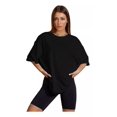 thumbnail image 3 of Playera Oversize Lisa De Mujer Casual Deportiva Ropa Blusa, 3 of 5