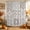 Gray, Cream, Greige, variant on Boho Patchwork Shower Curtain, Waterproof Shower Curtains for Bathroom, Modern Moroccan Abstract Geometric Plaid Washable Fabric Bathtub Curtain Set Bath Decor with 12 Hooks Stall 36"x72"