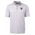 thumbnail image 2 of Men's Cutter & Buck Gray Las Vegas Raiders Big & Tall Virtue Eco Pique Micro Stripe Recycled Polo, 2 of 3