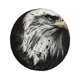 thumbnail image 1 of Fotbe Ink Style Bald Eagle Funda de Llanta de Repuesto con Estampado, Engrosada, Ajuste Universal para Jeep, Remolque, RV, SUV, Camión-14 inch, 1 of 6