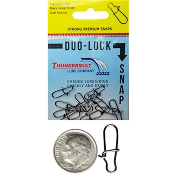 Thundermist Lures DLS-3 Duo Lock Snaps, Large, Size 3 - 99 lbs