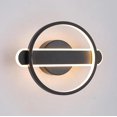 thumbnail image 2 of Aplique de pared LED, lámpara de noche de hotel para sala de estar Aplique de pared de aluminio personalizado Lámpara de escalera de entrada de pasillo de pasillo, negro oso de fresa  Hogar, 2 of 3