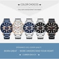 thumbnail image 4 of Reloj Curren Curren 8363 de cuarzo de seis pines para hombre, resistente al agua, 30 m, 4 of 5