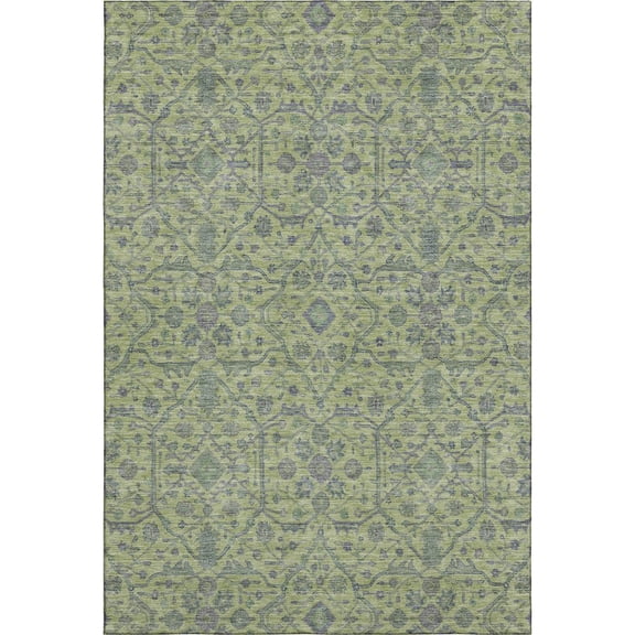 Dalyn Rugs Premium Machine Washable Mayfield AMF1131 Lime 9' x 12' Rug