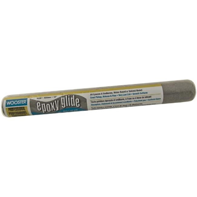Wooster Brush Company R232 18 in. Epoxy Glide, 0.25 in. Nap Roller Cover