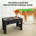 thumbnail image 3 of CORNMI Bol Surélevé 2-en-1 pour Chiens et Chats, Hauteur Réglable, 3 of 8