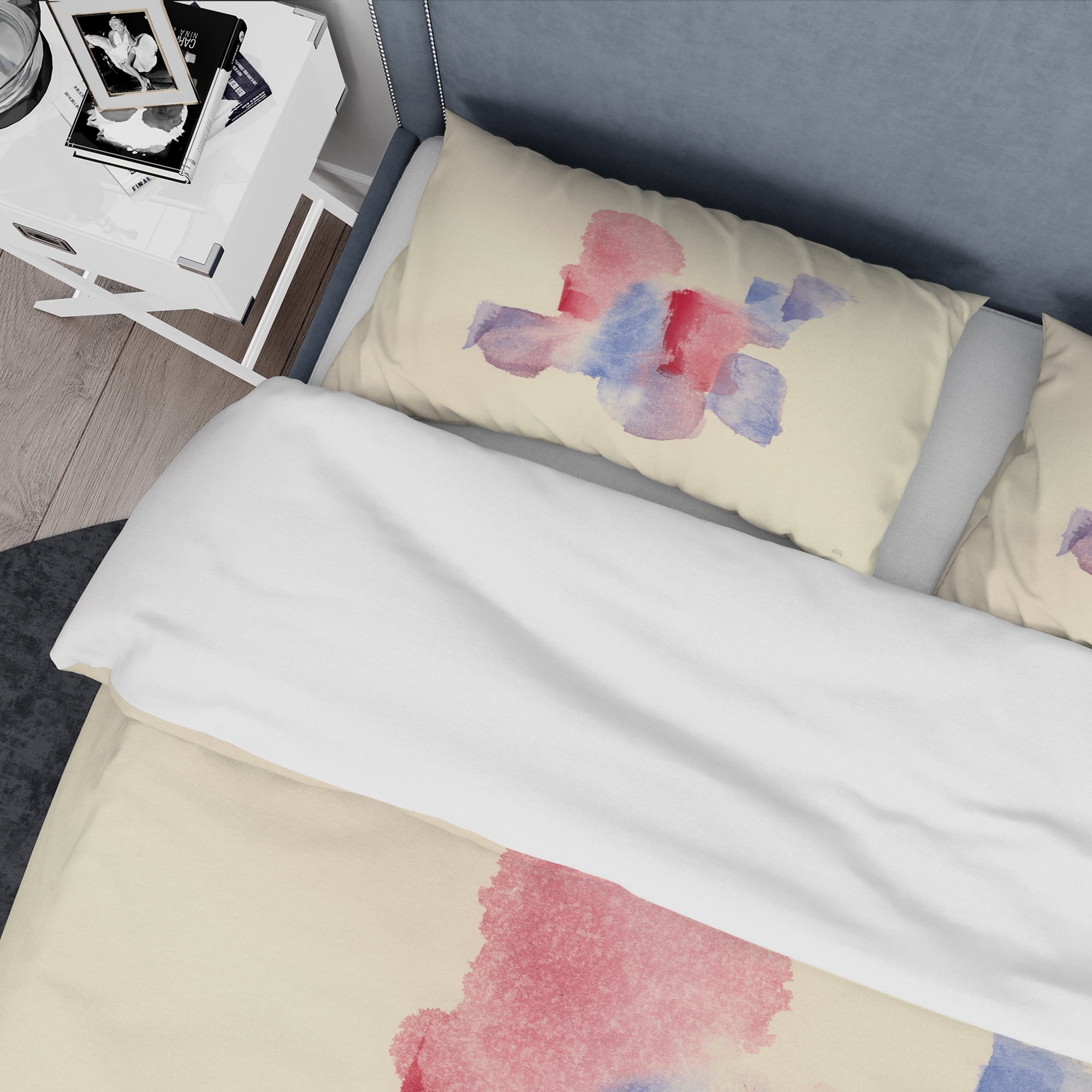 Designart 'geometric Pastel II' Geometric Duvet Cover Set