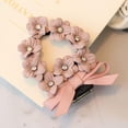thumbnail image 5 of HILABEE Pack of 30 Velvet Fabric Flower Patches Embellishment Scrapbooking Appliques Craft pink Light Pink, 5 of 8