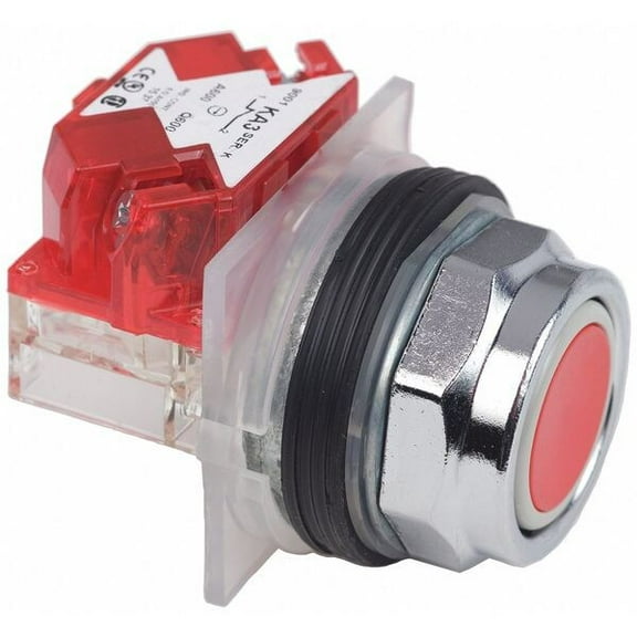 Schneider Electric Push Button Operator, 30 mm, 1NC, Red 9001KR1RH6