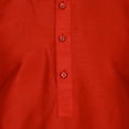 thumbnail image 4 of Men's Silk Blend Indian Wear Basic Solid Kurta Churidaar Sherwani..., 4 of 4
