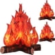 thumbnail image 1 of Antorcha de llama de fogata de cartón decorativa 3d, papel de llama de fuego Artificial, decoración de fiesta falsa (Juego de 2), 1 of 5