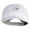 White, variant on Text Bubble Embroidered Garment Washed Adjustable Army Cap - White OSFM