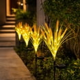 thumbnail image 5 of Akmoler Fall Outdoor Solar Lights, 7 Led Wheats Solar Lights Waterproof, Yellow | Auto on/off, Garden Decor for Pathway, Yard, Patio, 5 of 9