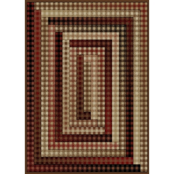 Mayberry Rug HS9690 2X3 26 x 39 in. Hearthside Countryside Cottage Area Rug., Multi Color