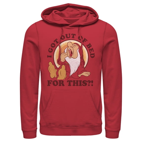 Men's Snow White and the Seven Dwarfs Sleepy Yawn Pull Over Hoodie