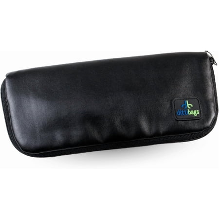 Dittibags Skinny Case - Insulin Travel Case, Small Diabetic Wallet for Insulin Pen & Needles, Travel Medicine Kit for Diabetic Supplies - Black