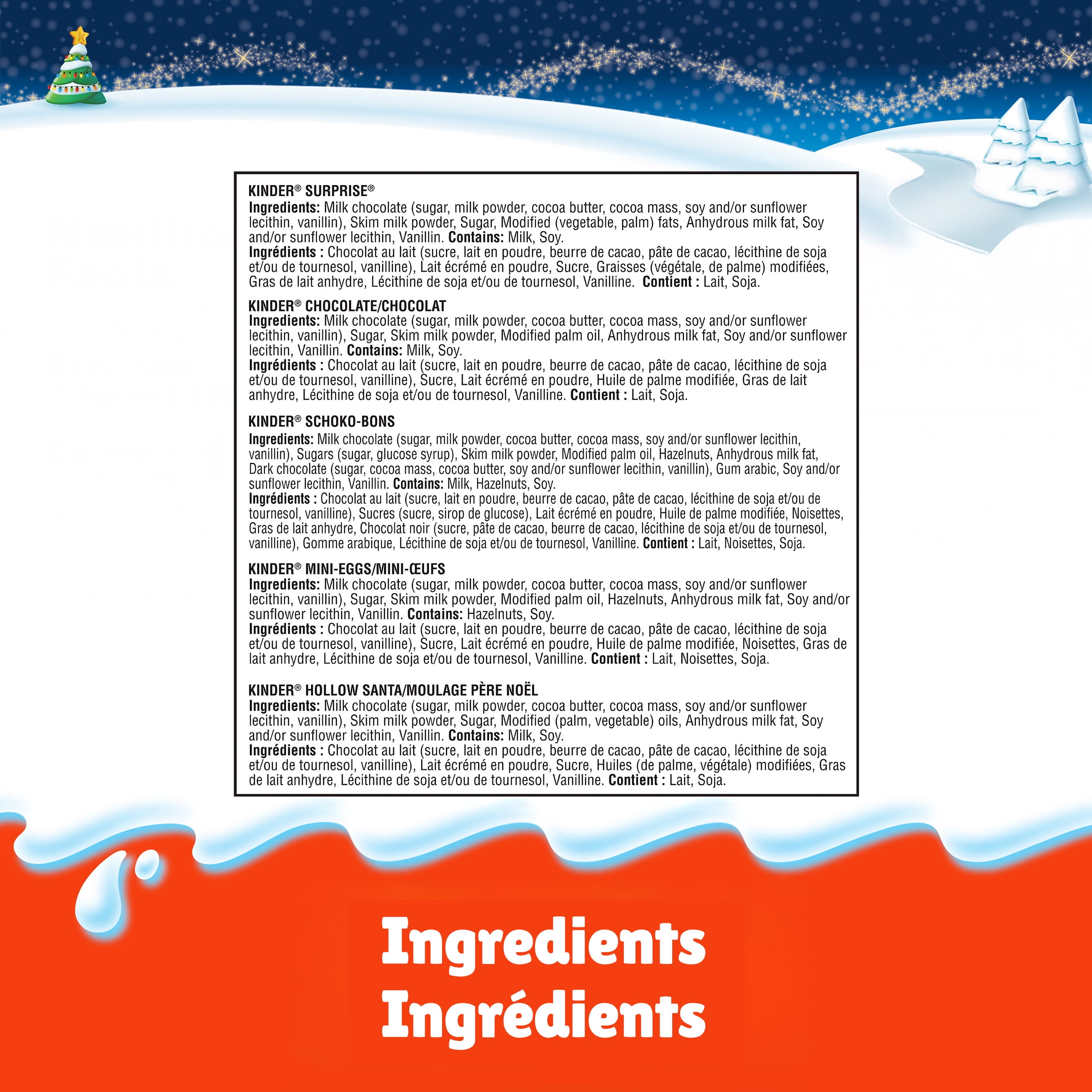 KINDER 2025 Advent Calendar, 24 Assorted Chocolates, Classic Edition, 182g, 182G