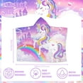 thumbnail image 2 of Futbu Toalla De Playa Con Capucha De Unicornio, Poncho Con Capucha Para Niños, Toalla Para Niñas, Lindos Dibujos Animados, Toallas De Baño Suaves Y Absorbentes, Rosa Con Capucha Para Niños Pequeños, A, 2 of 5