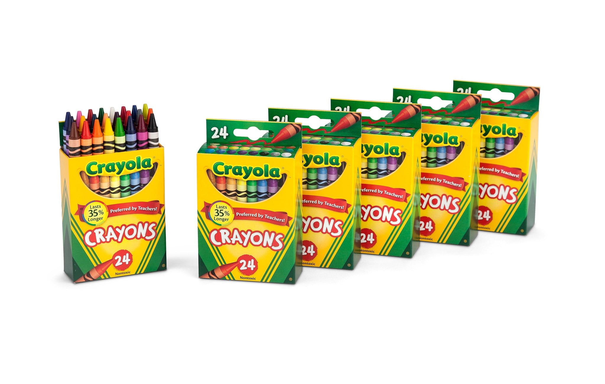 Crayola Crayons School Art Supplies Bulk 6 Pack of 24 Count