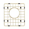 thumbnail image 2 of Starstar Sinks Protector - Rejilla inferior para fregadero de cocina de acero inoxidable 304, color dorado mate (12 largo x 11 ancho), 2 of 5