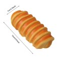 thumbnail image 2 of Musatteng Bread-Shaped Plush Toy & Playmat Set - Soft PU Cuddle Pillow for Kids/Adults, Portable Crawling Mat for Babies with Non-Toxic Sensory Design, 2 of 4