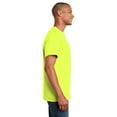 thumbnail image 4 of Gildan Hi-Vis Men Short Sleeve Work Safety Green T-Shirt, 50/50 Cotton/Poly, 9 Pack, XL, 4 of 5