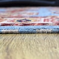 thumbnail image 2 of Rugsotic Carpets Eco-Friendly Handmade Knotted Aqua Cream Oriental Area Rugs, 6'x9', Rectangle, Silk And Wool, Quick Dry, 2 of 10