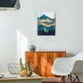 thumbnail image 4 of 12x16 Inch Modern Mountain Decor Watercolor Forest Wall Art, Adds a Natural Touch to Your Living Room or Bedroom, 4 of 7