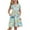 #A07-Light Blue, variant on XADYUY Summer Dress for Girls 14-16 Twirly A-Line Short Sleeve Midi Dress Mushroom Casual Crew Neck Swing Sundresses with Pockets for 4-14t Kids,Black 7-8 Years