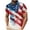 #3_Multicolor, variant on Men's Patriotic Polo Shirt Button Down Blouse Independence Day Tops USA Flag Printed Short Sleeve Blouses Collared Top Dressy Casual Tshirt Anti-Wrinkle Travel Polo Shirts