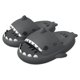 thumbnail image 2 of Lindas zapatillas de tiburón, lindas zapatillas de tiburón, antideslizantes, con puntera abierta, zapatillas de ducha hechas a medida para la perfección, 2 of 8