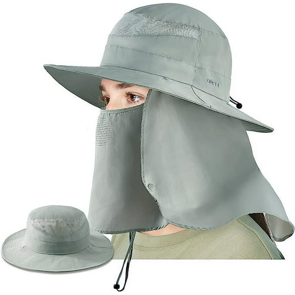 ZOWYA Summer Bucket Hat for Men Women Mesh Sun Hats Travel Cap Fishing Hat Waterproof Packable 1 Hat