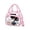 Pink, variant on Gustave Clear Tote Bag Stadium Approved Transparent Crossbody Lunch Bag Shoulder Handbag Purse for Women Men Work Concerts Sports Events - Black