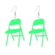 thumbnail image 1 of Xihbxyly Pendientes de Silla Plegable, Joyería Miniatura Única, Collar Deportivo Llamativo, Diseño Acrílico Duradero, Apoya La Igualdad y La Resiliencia, Ideal para Activistas y Políticos, Incluye Un, 1 of 4