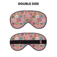 thumbnail image 2 of Xecao Color Flowers for Soft Fluffy Sleeping Blindfold, Nap eye cover tailored for the utmost comfort for girls, women, kids, and adults., 2 of 7