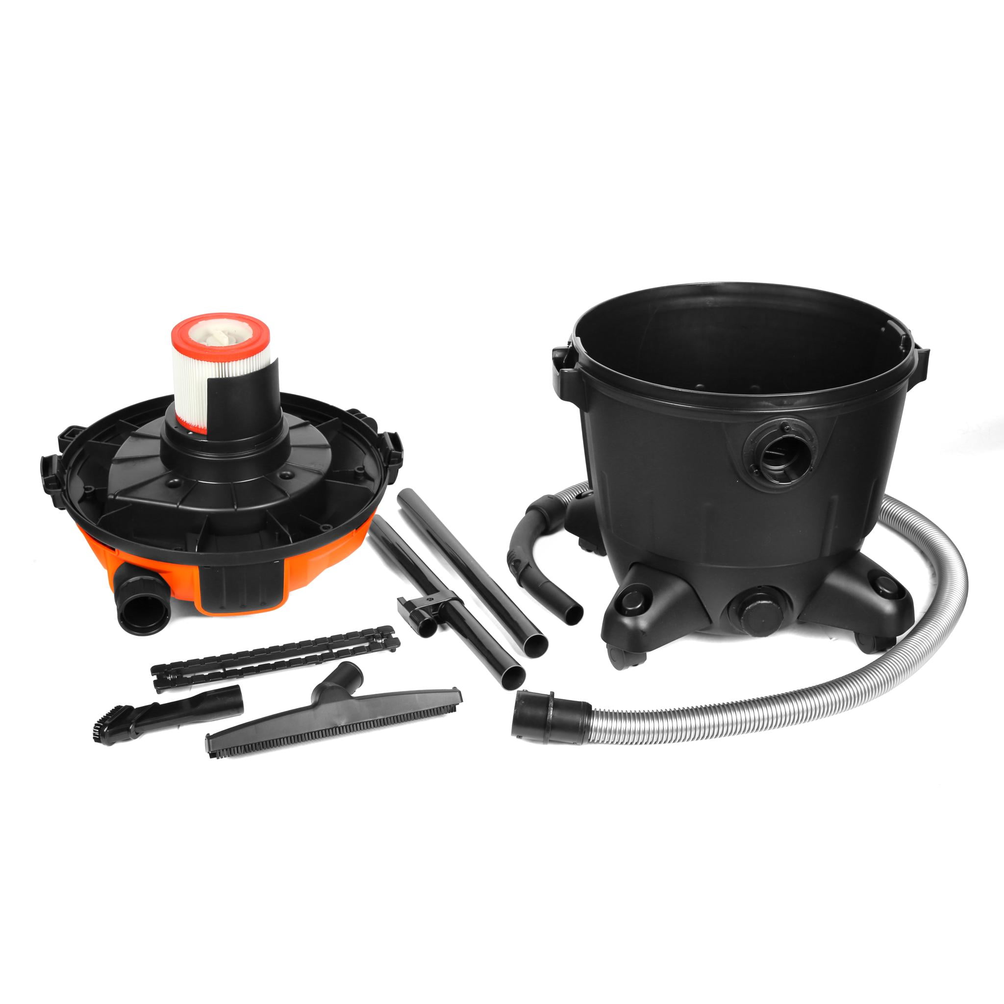 WEN 10-Amp 9.25-Gallon 6.5 Peak HP Wet/Dry Shop Vacuum and Blower with 0.3-Micron HEPA Filter, Hose, and Accessories