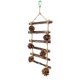 thumbnail image 2 of Hot6sl Ofertas y Liquidaciones Escalera para Loros, Jaula para Loros, Jaula para Pájaros, Jaula para Pájaros de Madera Natural, Jaula para Pájaros para Masticar, Accesorios para Jaulas Colgantes, 2 of 7