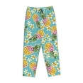 thumbnail image 4 of Goofa Cute Pineapples Printed Soft Pajama Pants for Women, Wide Leg Comfy Casual Lounge Yoga Pants-Small, 4 of 9
