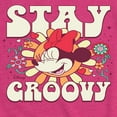 thumbnail image 3 of Disney - Mickey & Friends - Minnie Mouse - Stay Groovy - Toddler And Youth Girls Short Sleeve Graphic T-Shirt, 3 of 5