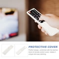 thumbnail image 3 of WEUVEB White Silicone Protective Case for TV Remote Control, Anti-Collision Cover Sleeve, and Flexible, 3 of 6