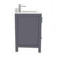 thumbnail image 6 of Ayna Decors Rooh 36 in Charcoal Grey Bathroom Vanity Set with White Quartz Countertop and Brass Faucet | Pop-Up Drain and P-Trap Included | Brushed Nickel Hardware | AVR36CG3022, 6 of 10