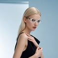 thumbnail image 4 of Fnochy Blue Light Glasses, Color Block Glasses, Anti-Blue Light Eyewear, Fluorescent Contrast Frames, Unisex Design - Reduce Eye Strain, Stylish & Comfortable for Daily Use, 4 of 6